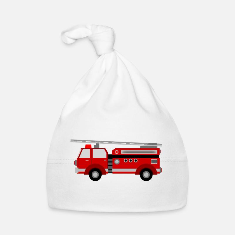 firetruck Organic Baby Cap