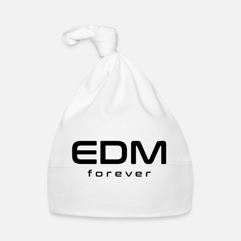 EDM pour toujours - Bonnet bio Bébé - blanc