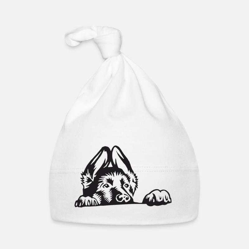 German shepherd Organic Baby Cap