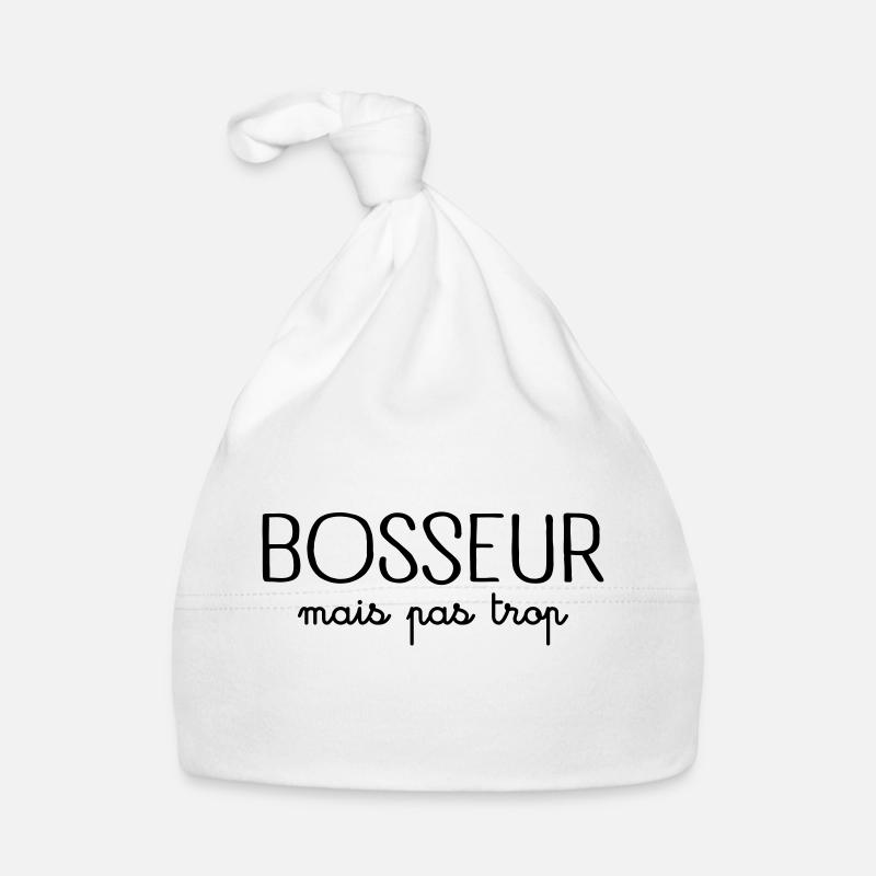 Bosseur Mais Pas Trop Bonnet bio Bébé