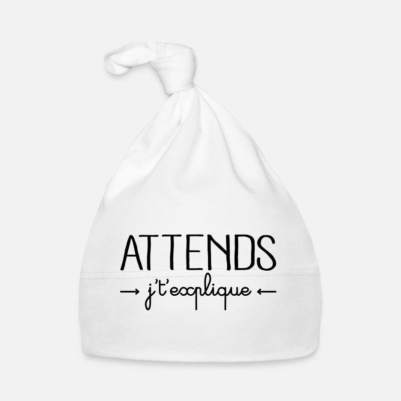 Attends j't'explique Bonnet bio Bébé