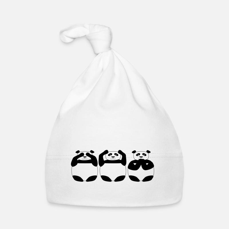 See No, Hear No, Speak No Organic Baby Cap