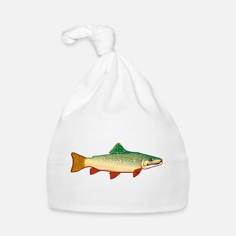 fish524 Organic Baby Cap