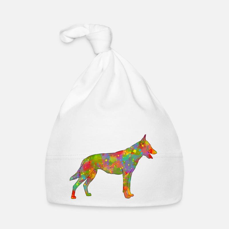 Belgischer Schäfer Malinois Multicolor Baby Bio-Mütze