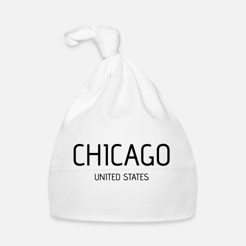 Chicago - Bonnet bio Bébé - blanc