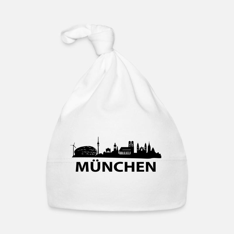 munchen - Baby Bio-Mütze - Weiß