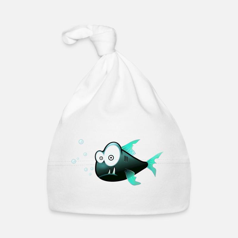 fish Organic Baby Cap