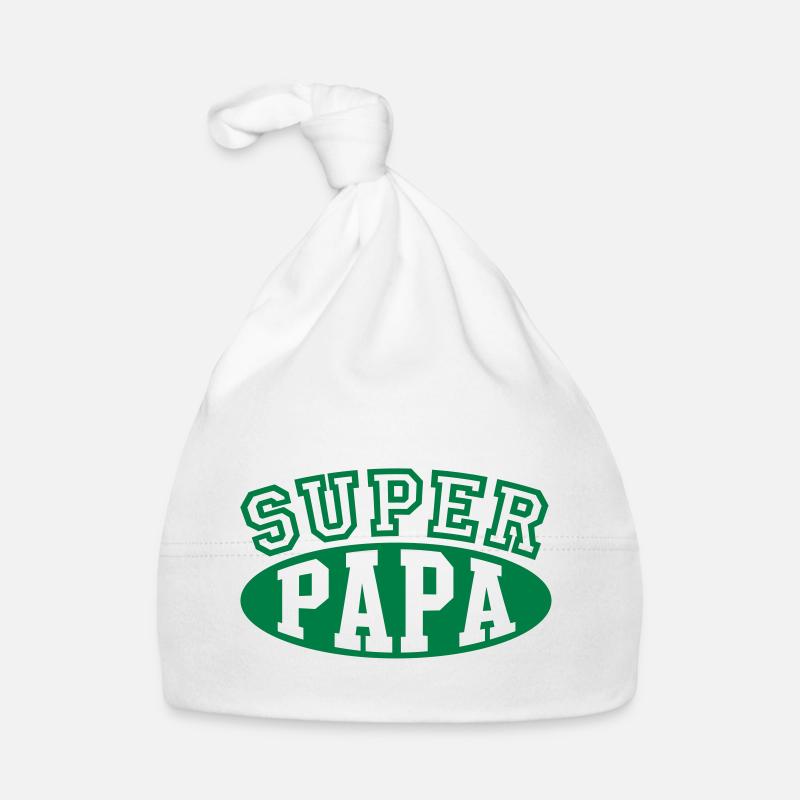 Super Dad Bonnet bio Bébé