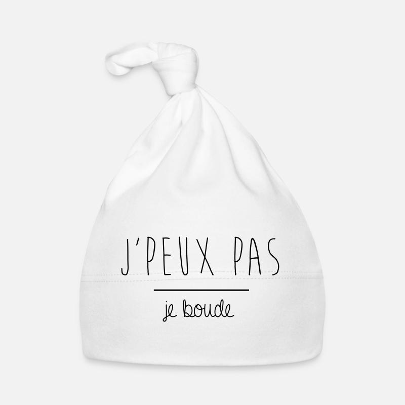 JPEUX PAS JE BOUDE Bonnet bio Bébé