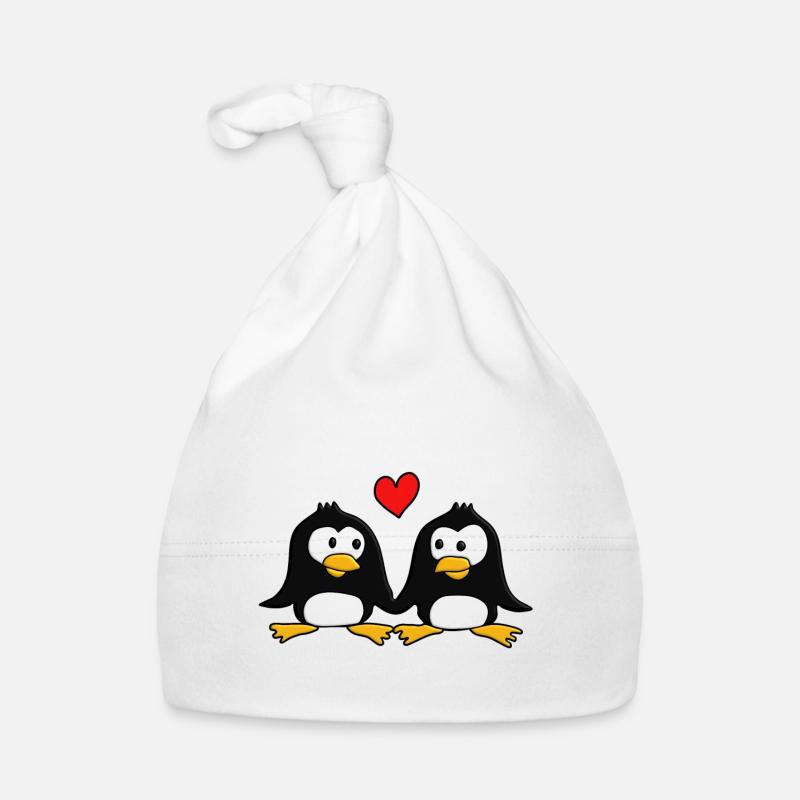 2 est tombé pingus :) - Bonnet bio Bébé - blanc
