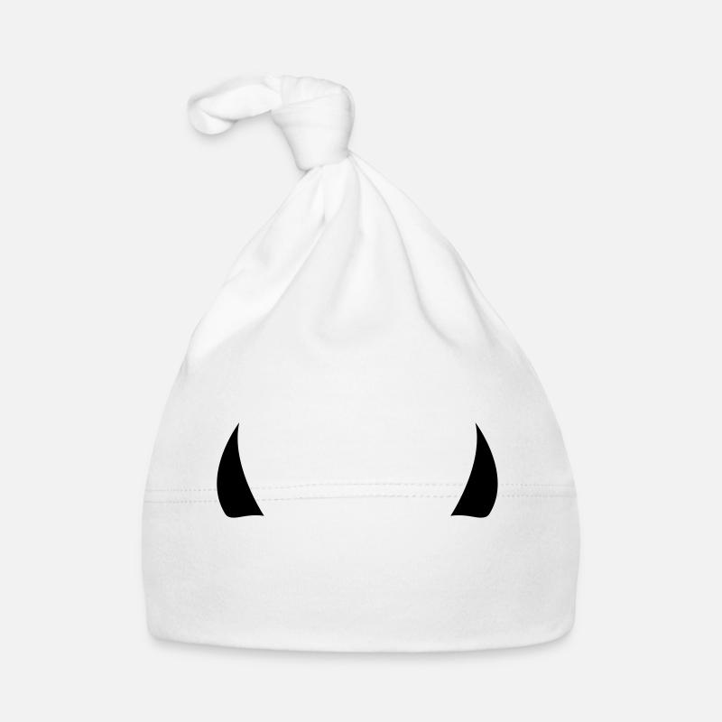 devil horns Organic Baby Cap