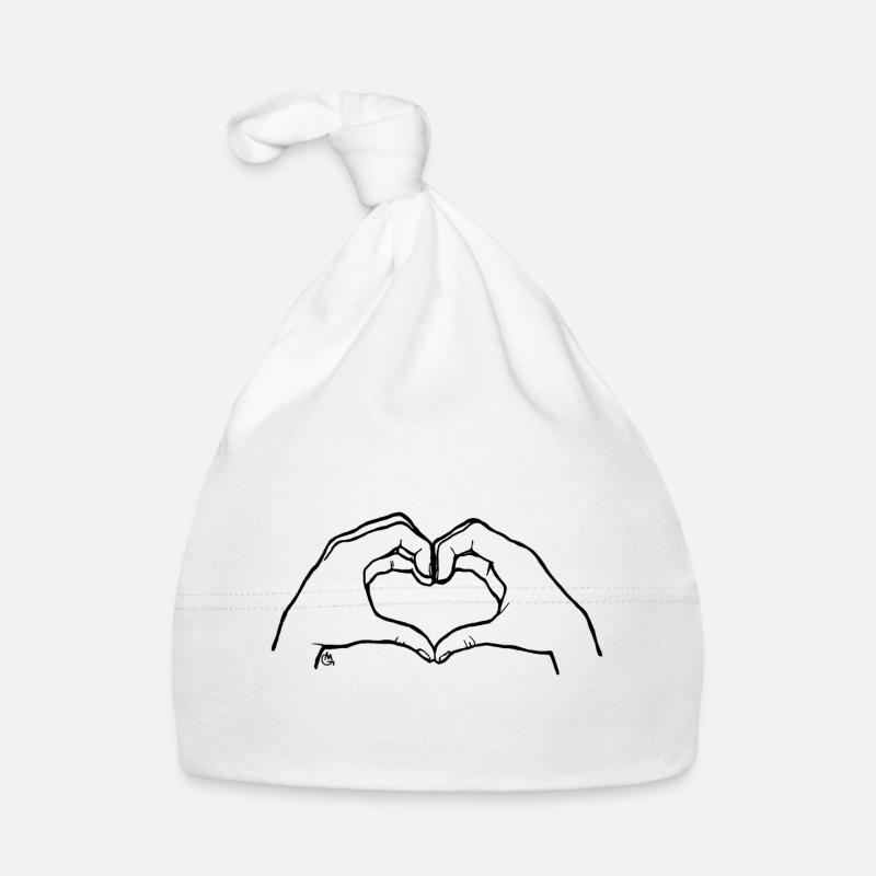 Die Geste der Liebe Baby Bio-Mütze