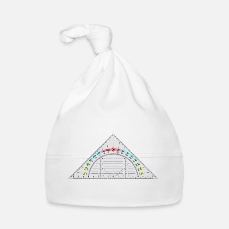 triangle ruler Organic Baby Cap