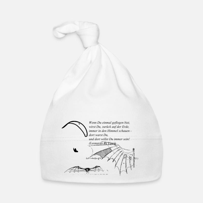 davinci - Baby Bio-Mütze - Weiß