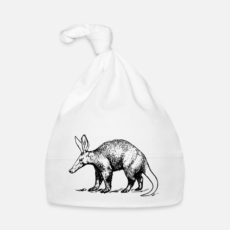 aardvark earth piglet3 Organic Baby Cap