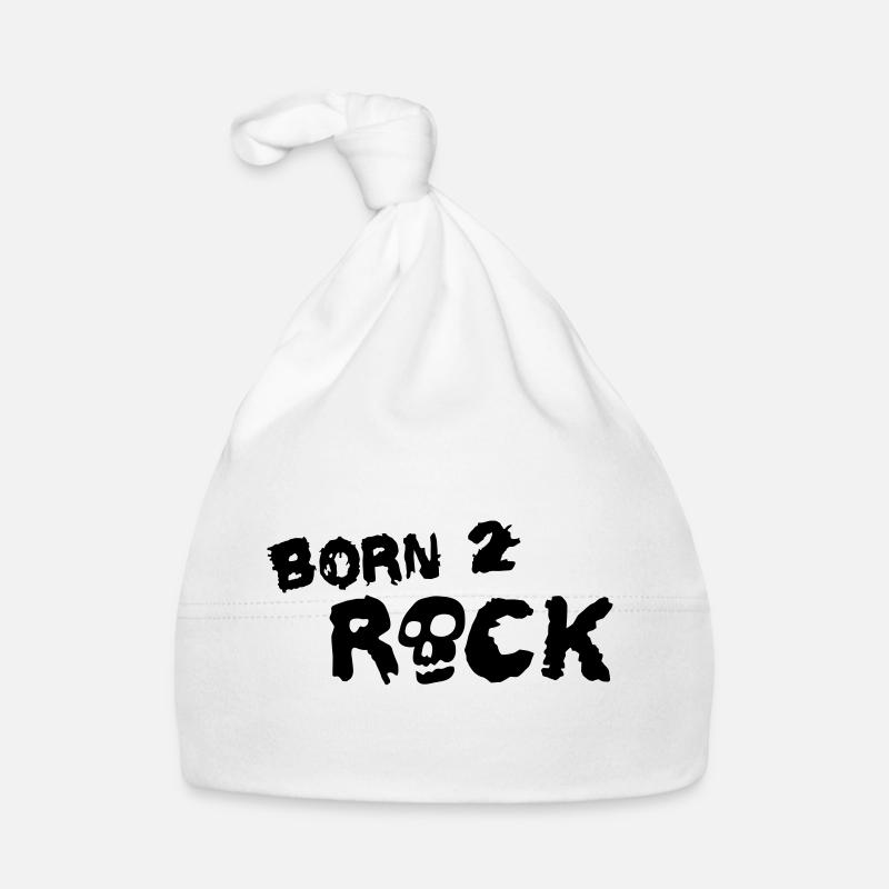 born_2_rock_1c Organic Baby Cap
