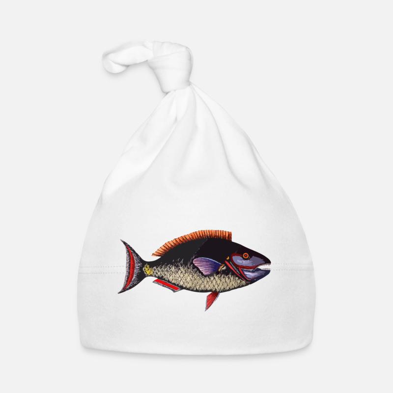 fish Organic Baby Cap