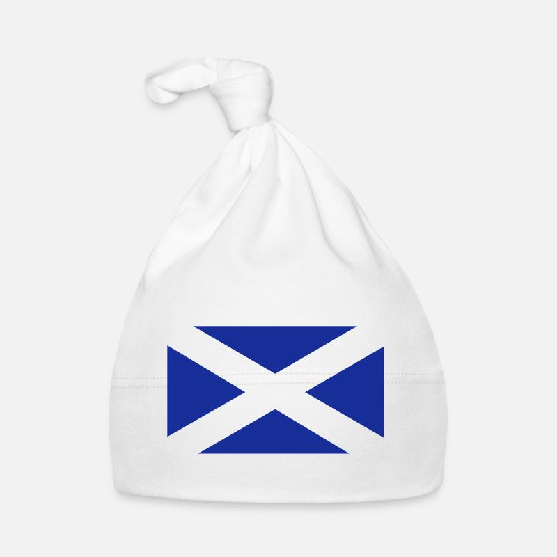 Écossais drapeau d'une couleur Bonnet bio Bébé