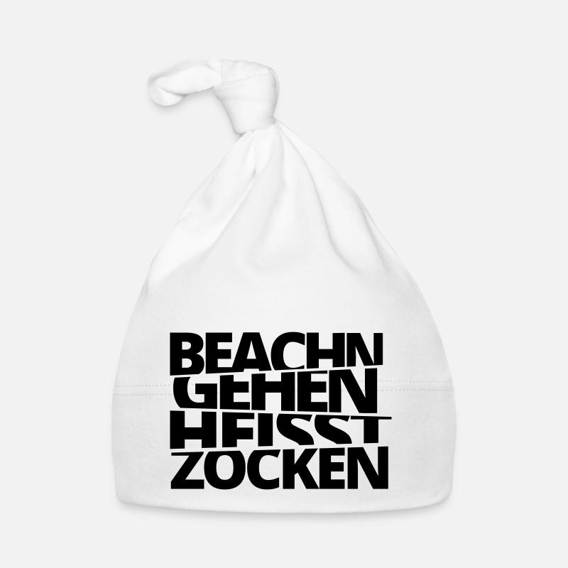 Beach go is called Zocken! Organic Baby Cap