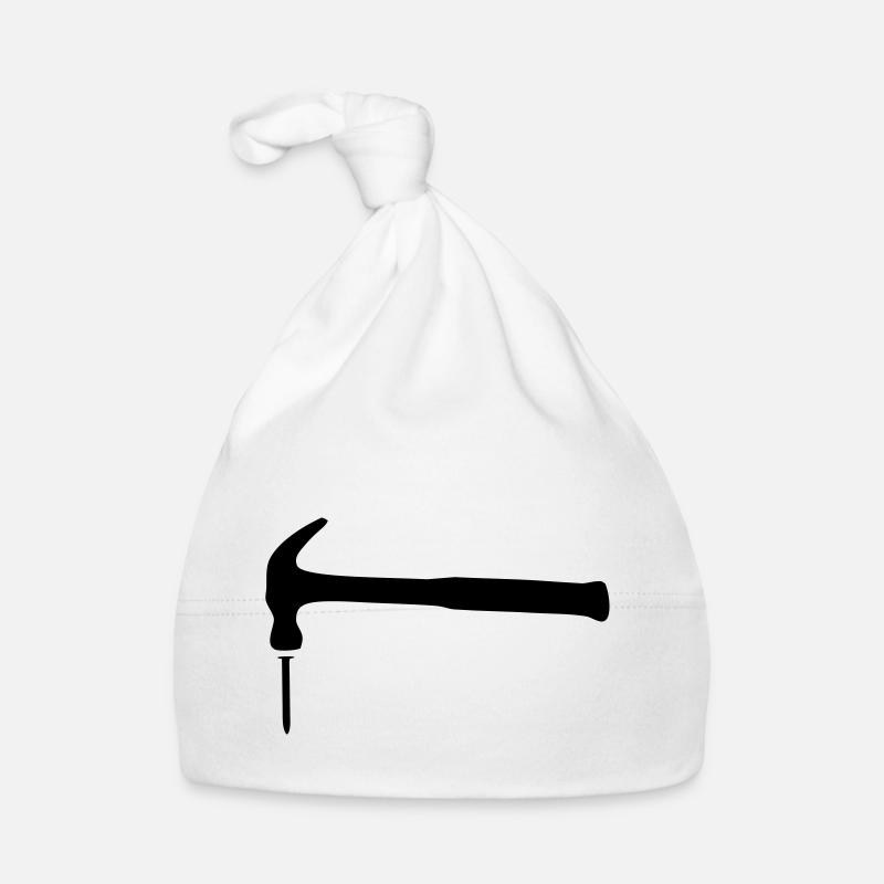 hammer_and_nail_2 Organic Baby Cap
