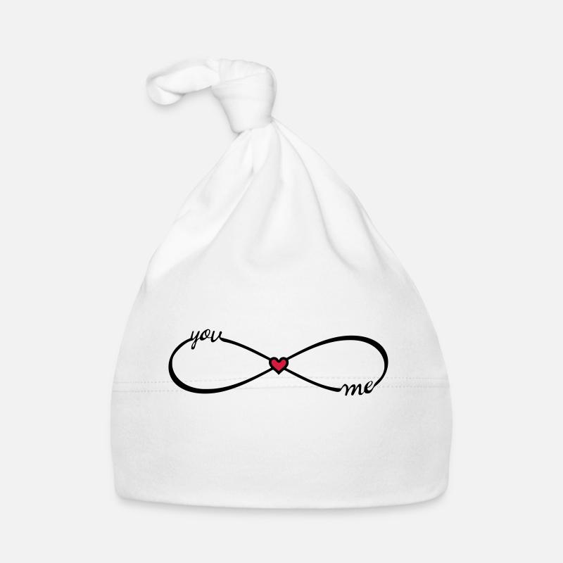 symbole de l'infini Infinity vous me & BFF Bonnet bio Bébé