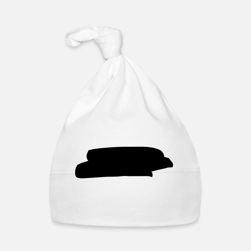 Doodle background shape Organic Baby Cap