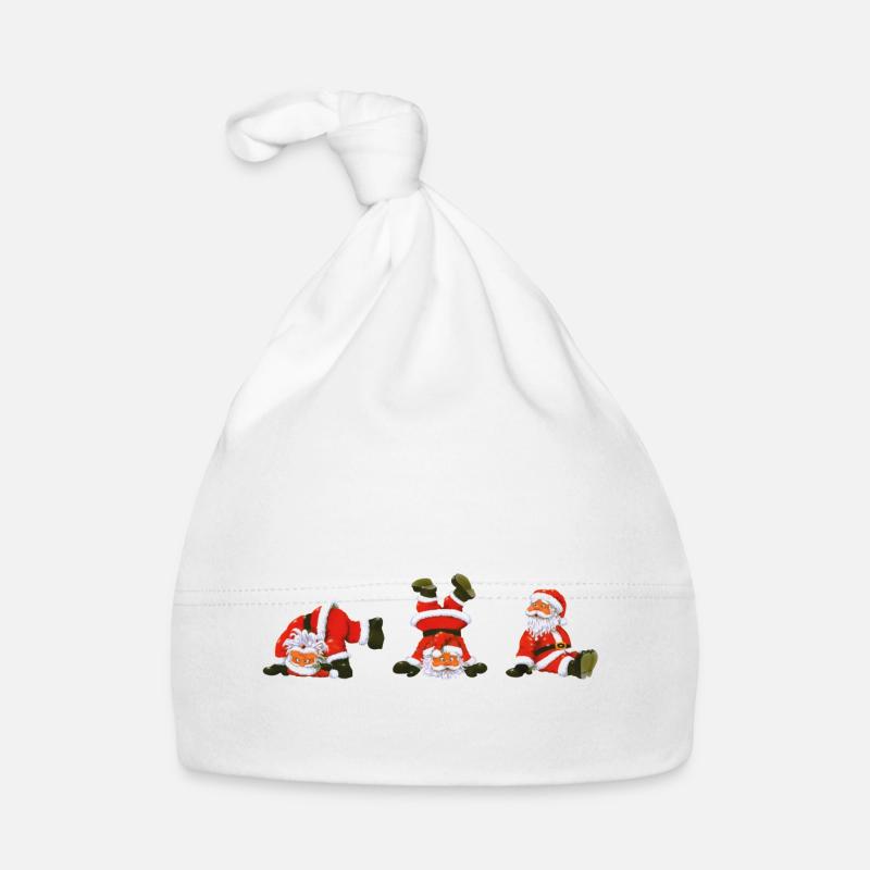 Weihnachtsmänner Baby Bio-Mütze