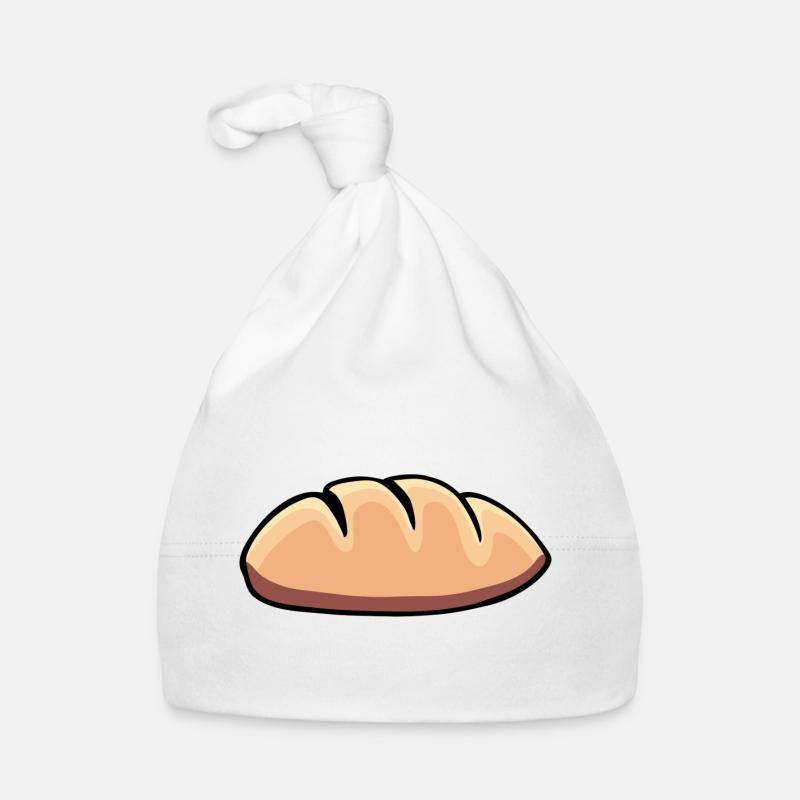 bread brooches crossaint bakery baguette bread bu Organic Baby Cap