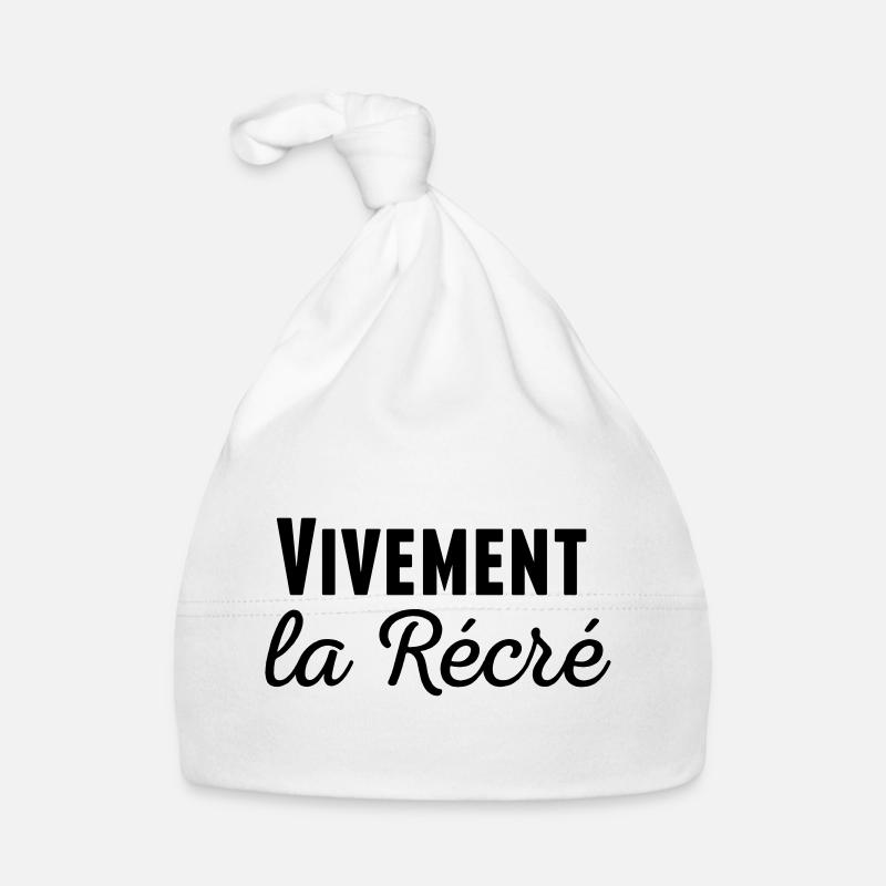 Vivement la récré Bonnet bio Bébé