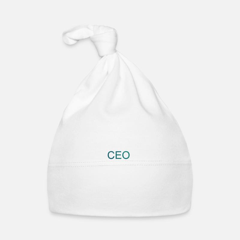 ceo - Baby Bio-Mütze - Weiß