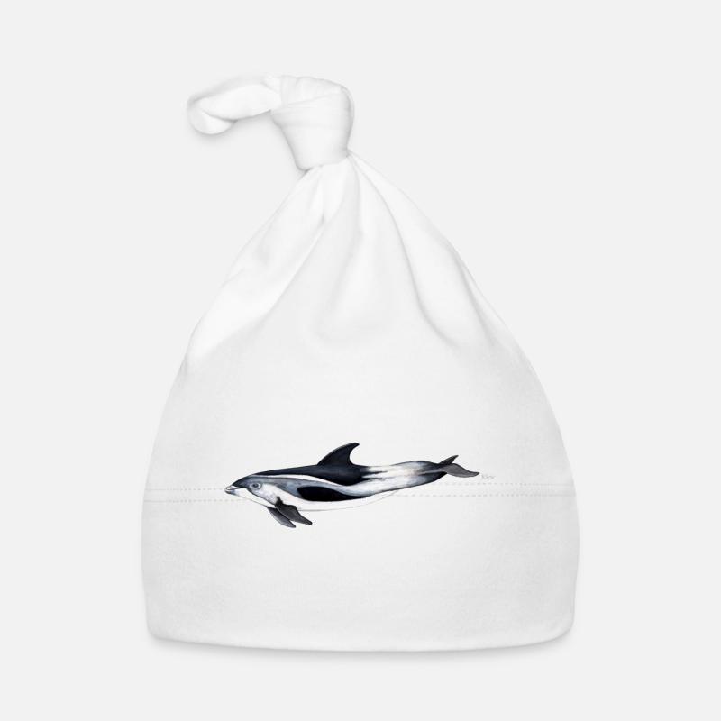 Dolphin pic blanc - dauphin blanc becquée Bonnet bio Bébé