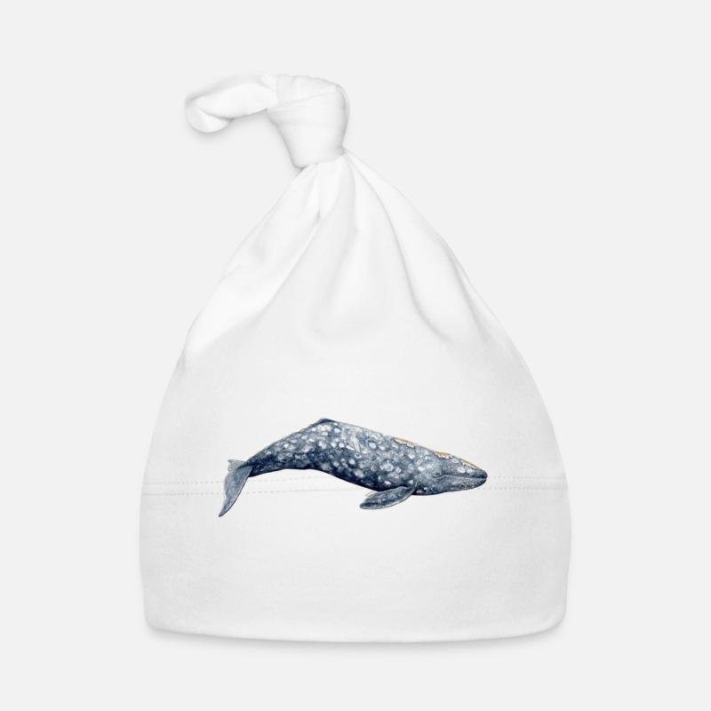 Grauwal - Grauwal - Baleine grise Baby Bio-Mütze