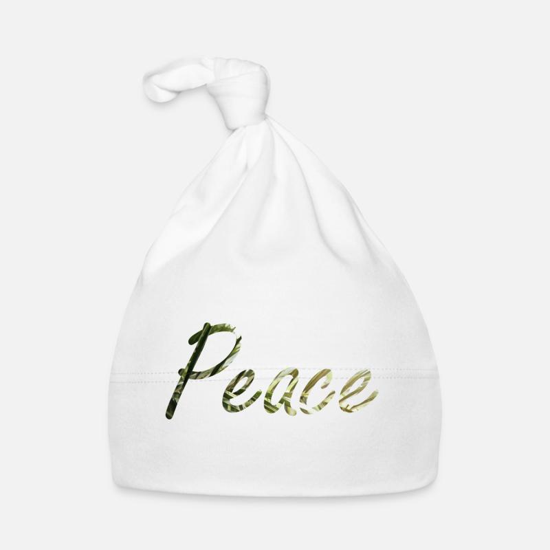 Peace Organic Baby Cap