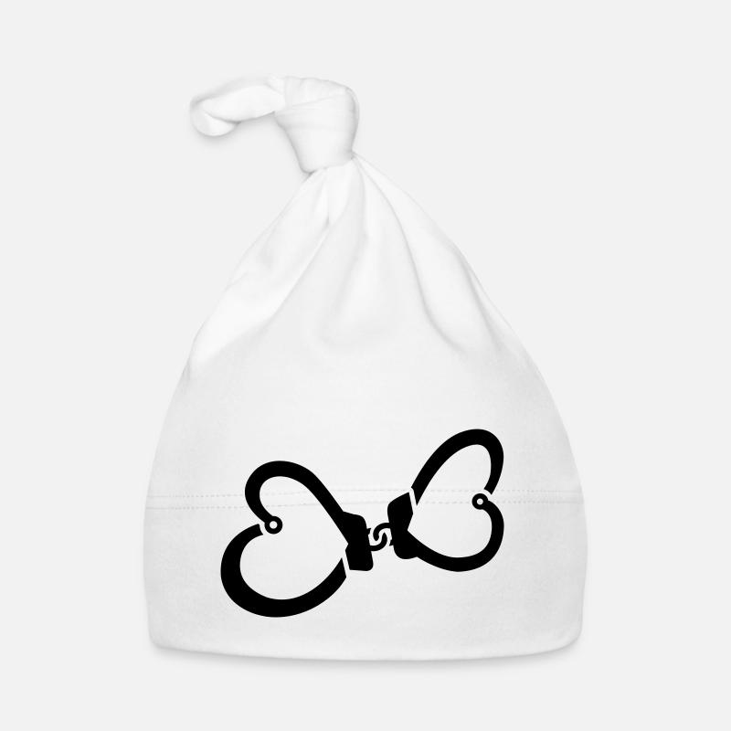 Cloches de coeur Bonnet bio Bébé