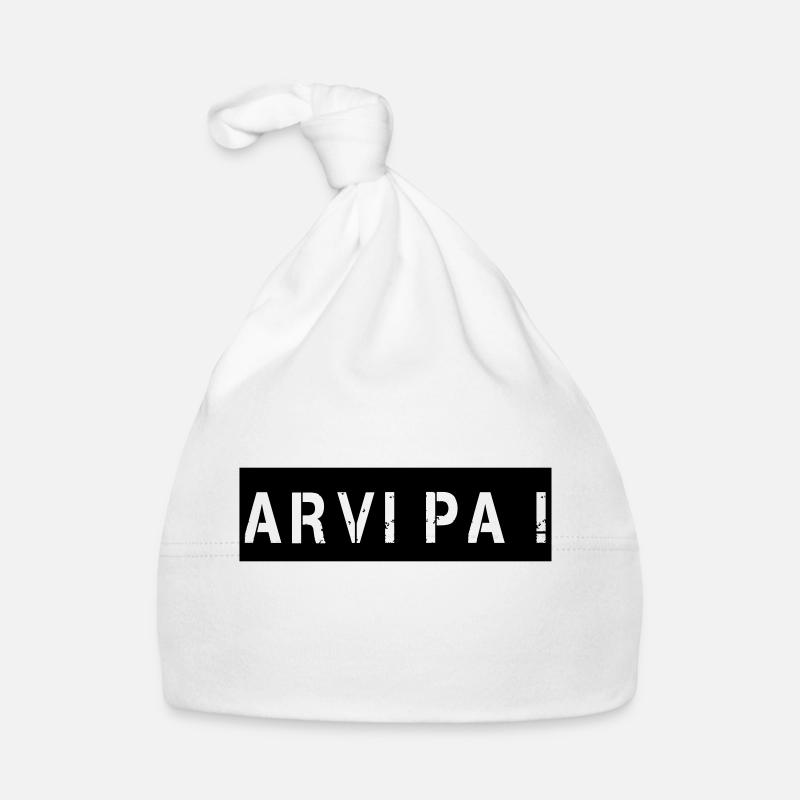 Arvi Pa - Bonnet bio Bébé - blanc