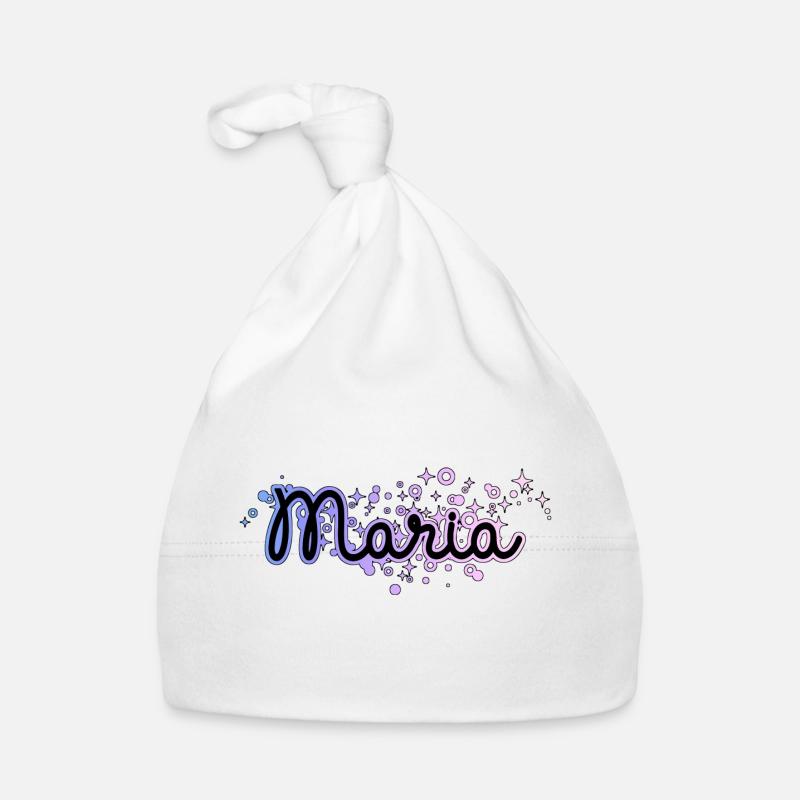 Maria name first name Organic Baby Cap