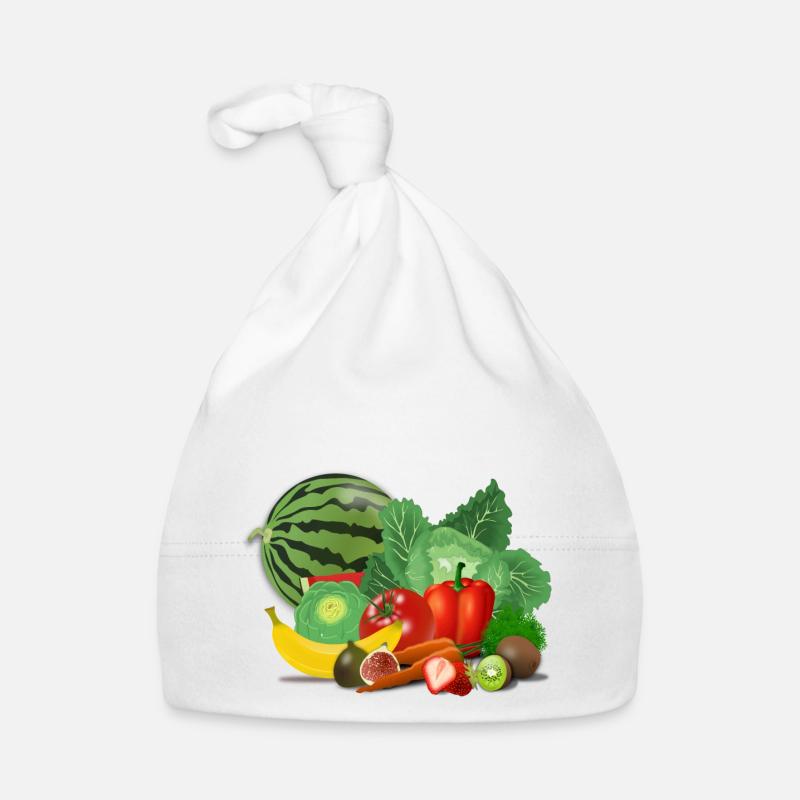 Früchte und Obst Baby Bio-Mütze