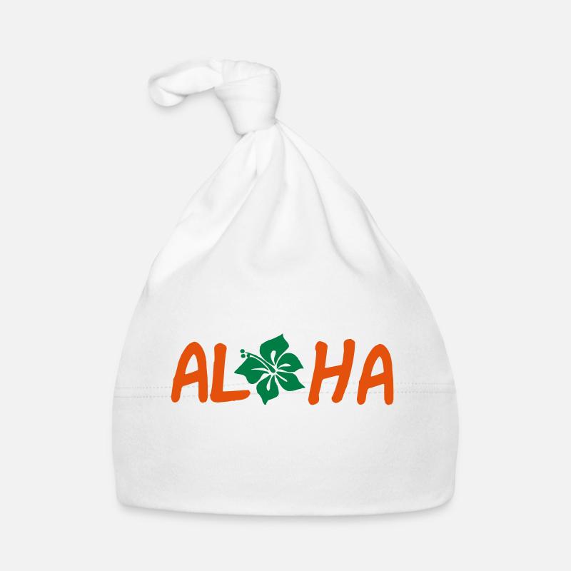 Hawaii - Bonnet bio Bébé - blanc