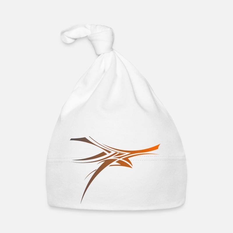 TeeCust n°5 orange Bonnet bio Bébé