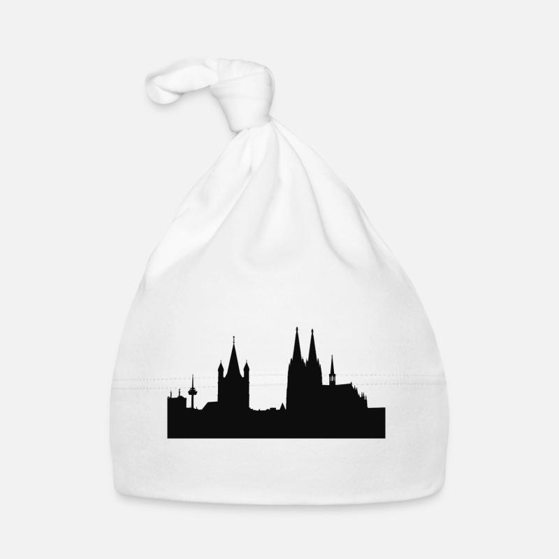 Panorama de Cologne ! Dom Köln Carnaval Bonnet bio Bébé