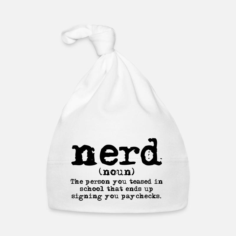 Définition de nerd Bonnet bio Bébé