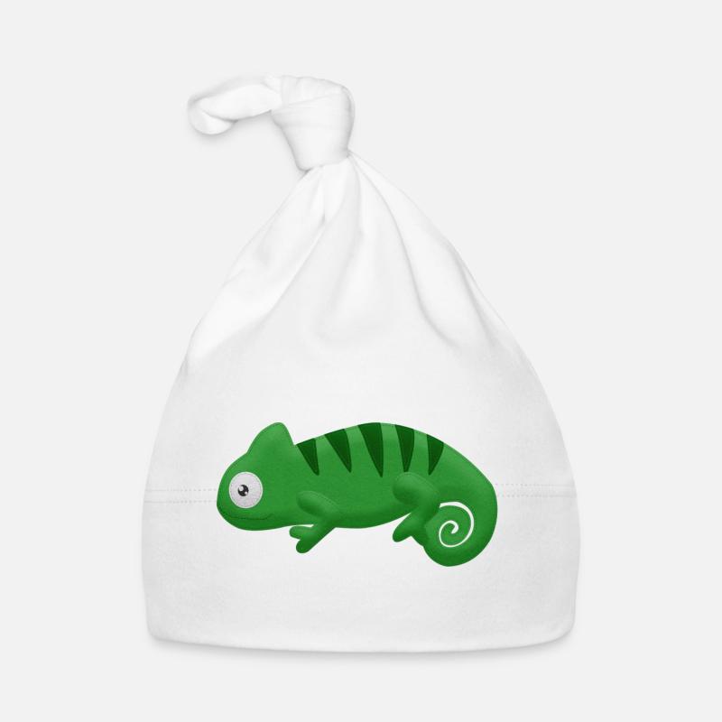 Felt Chameleon - Baby Bio-Mütze - Weiß