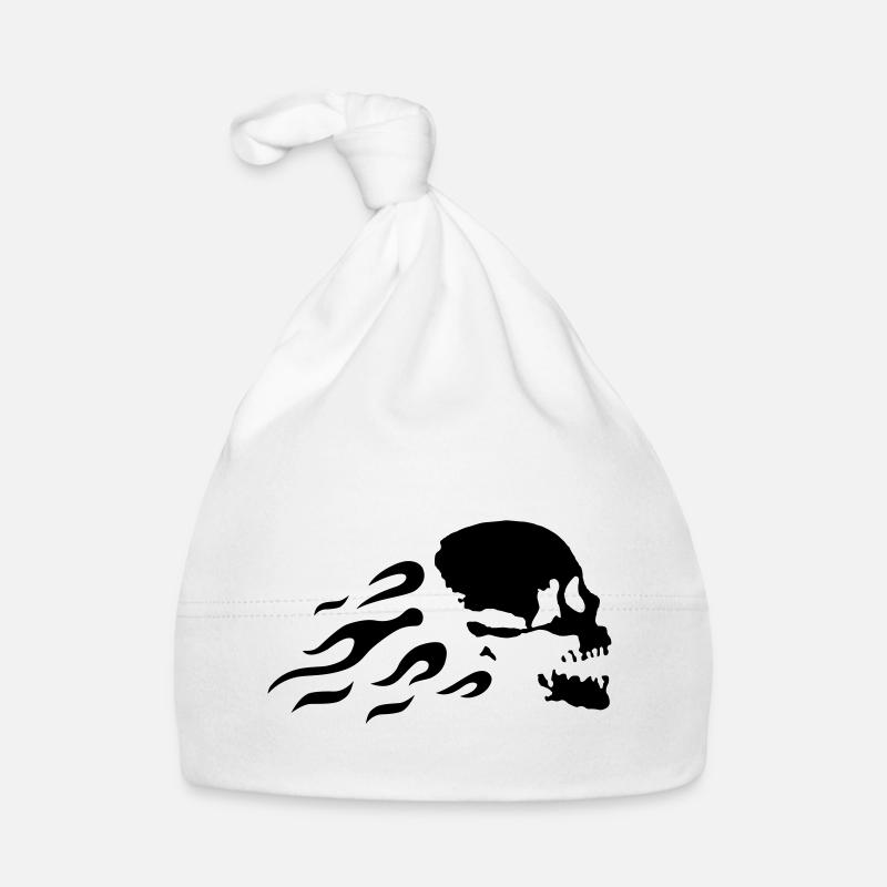 fast_skull - Baby Bio-Mütze - Weiß