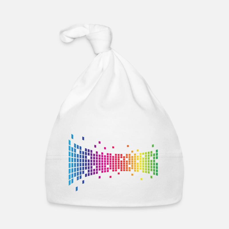 Abstract 90s Organic Baby Cap