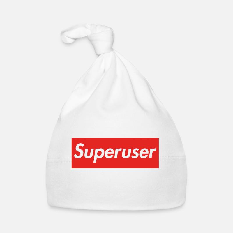 Superuser Organic Baby Cap