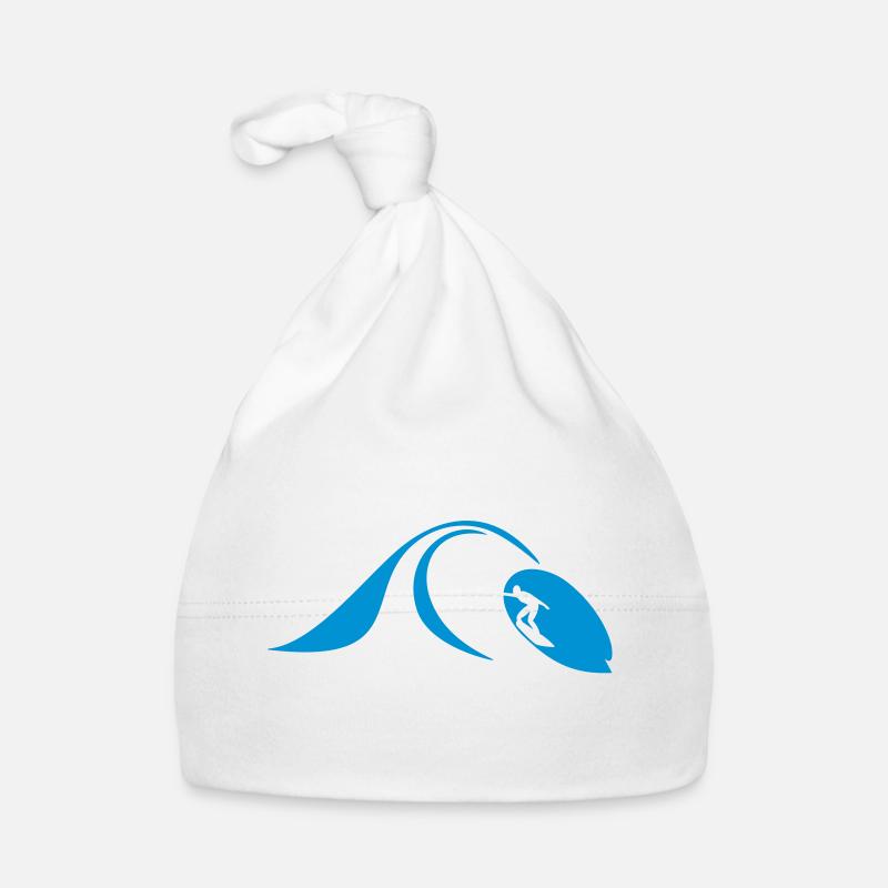 Catch a Wave Organic Baby Cap