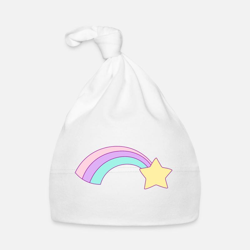 Regenbogen Baby Bio-Mütze