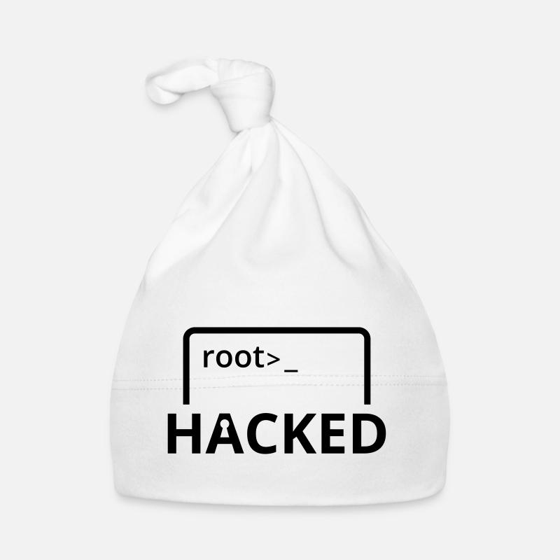 Hacked hacker computer scientist computer programmer Organic Baby Cap