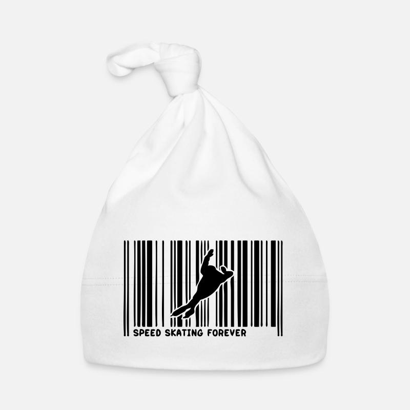 Barcode Eisschnelllauf skateur2 Baby Bio-Mütze