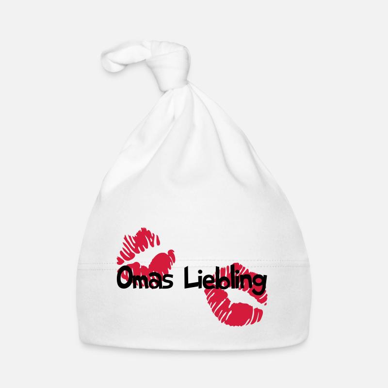 Omas Liebling - Baby Bio-Mütze - Weiß